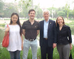 Fiona Liu, Seth Cook, Lester, and Janet in Beijing